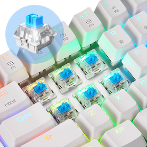 En Joy MOTOSPEED Mechanical Keyboard CK62